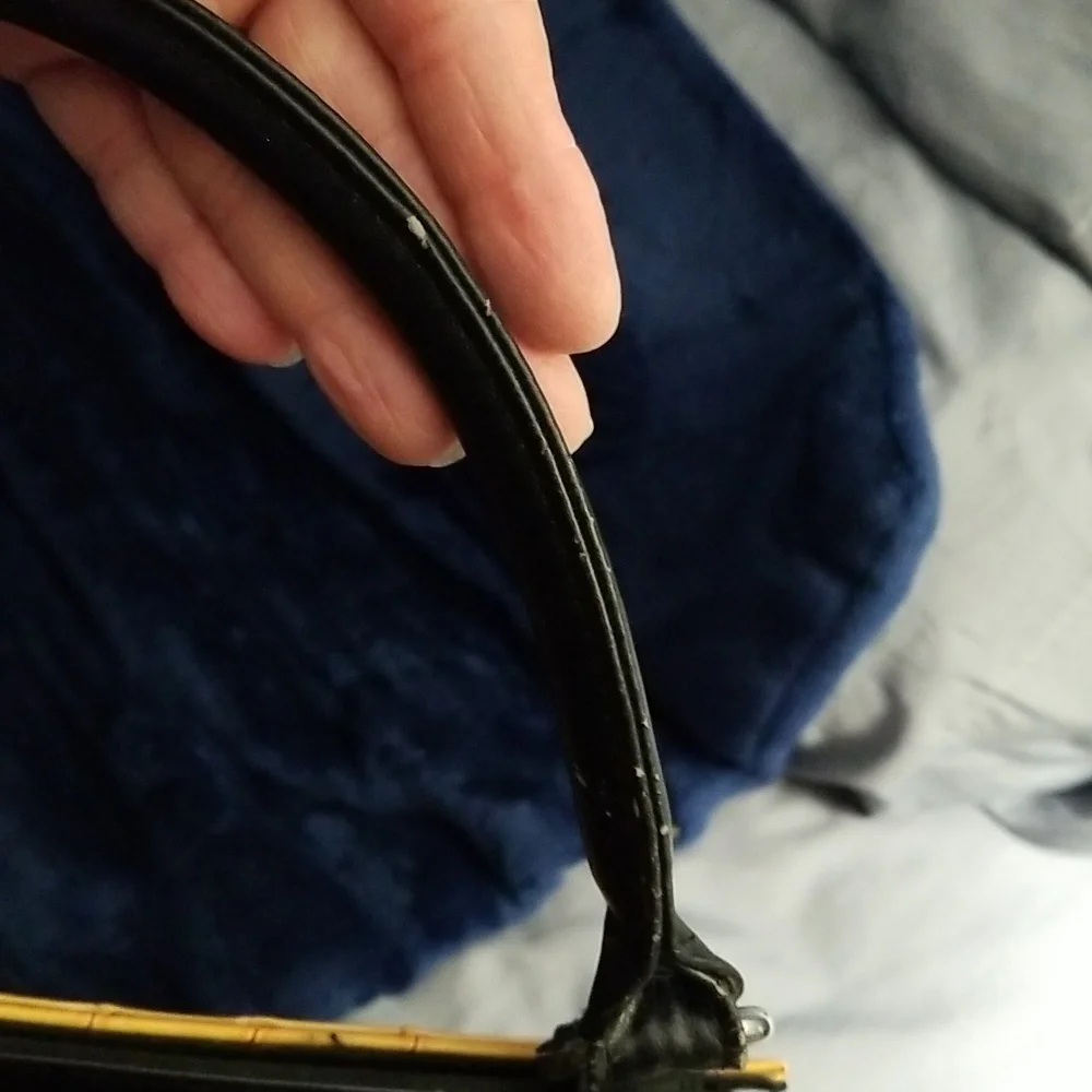 Miche Shoulder Bag (Black) With Burnt Orange Crocodile-Embossed Shell In CHLOE - Picture 5 of 14